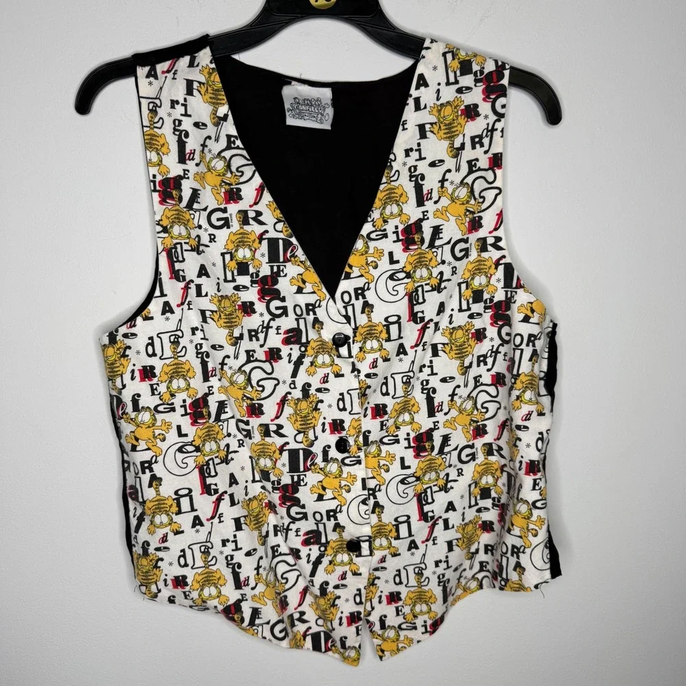 C27 United Features SyndicateVintage Garfield Vest UnitedFeatures SyndicateOS